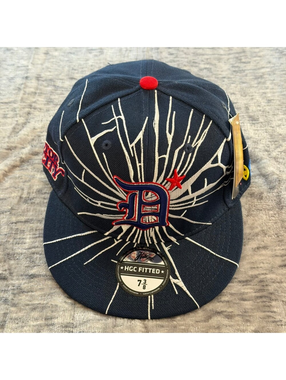 Detroit Stars Headgear Classics Fitted Hat 7 3/8 Embroidered Negro Leagues